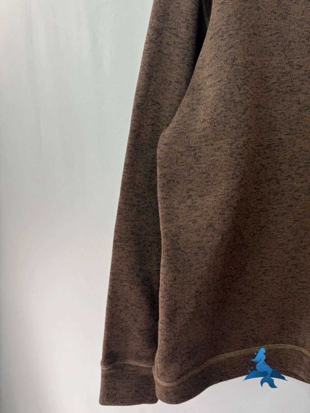 1305 Weatherproof Vintage Mock Neck Henley Sweater Pullover – XL – Brown - Picture 6 of 15